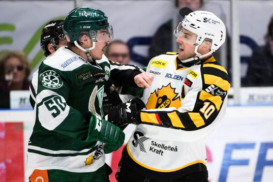 Färjestads Sebastian Erixon och Skellefteås Joakim