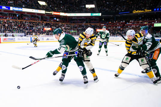 Färjestads Joakim Nygård och Skellefteås Pär Lindholm