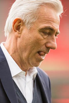 Bert van Marwijk, head coach of Australia