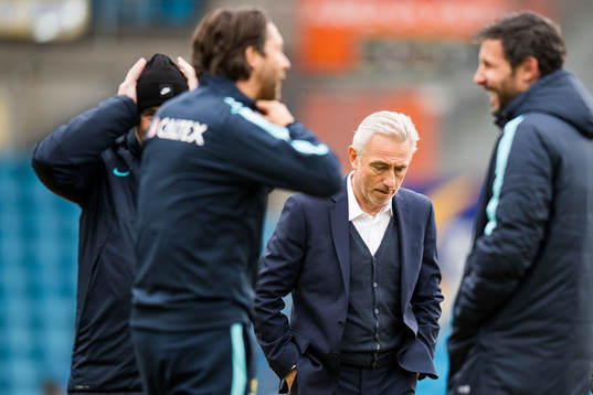Bert van Marwijk, head coach of Australia