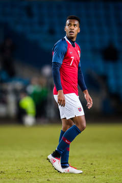 Ola Kamara of Norway looks dejected