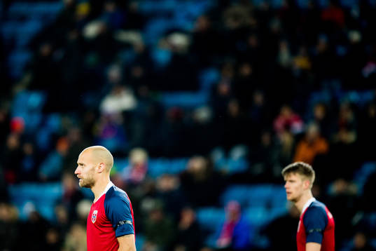 Tore Reginiussen of Norway and Kristoffer Ajer of Norway