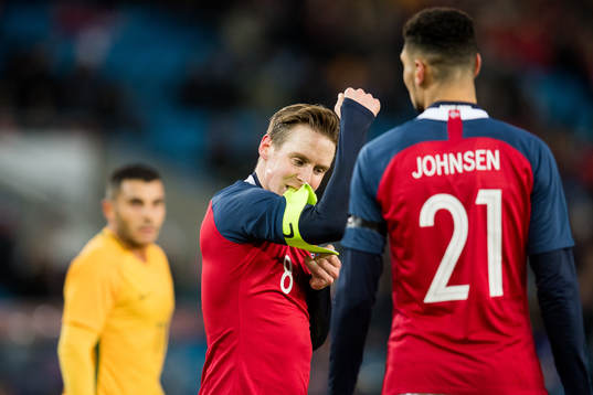 Stefan Johansen of Norway and Bjørn Maars Johnsen of Norway