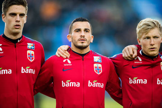Markus Henriksen, Omar Elabdellaoui and Birger Meling of