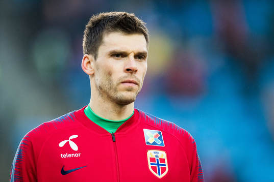 Goalkeeper Rune Almenning Jarstein of Norway