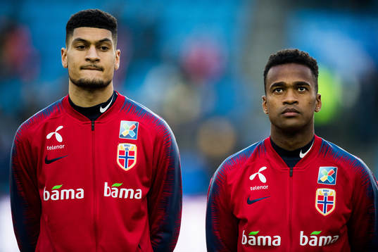 Bjørn Maars Johnsen of Norway and Ola Kamara of Norway