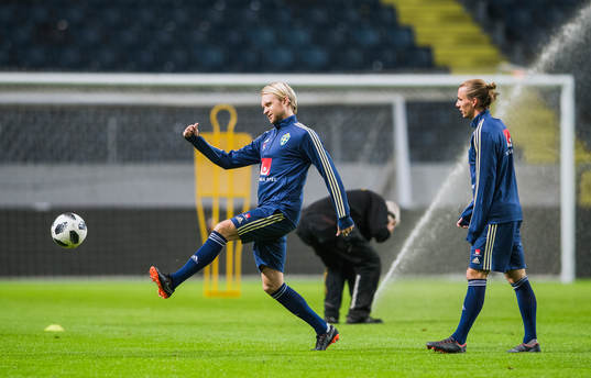 Sveriges Johan Larsson och Niklas Hult