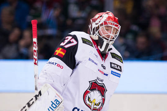 Malmö Redhawks målvakt Jonas Gunnarsson