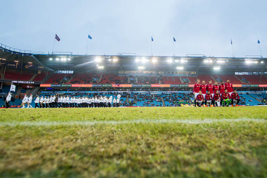 Kristoffer Ajer (2nd row), Tore Reginiussen, Markus