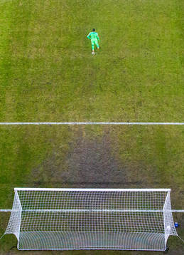 Goalkeeper Rune Almenning Jarstein of Norway