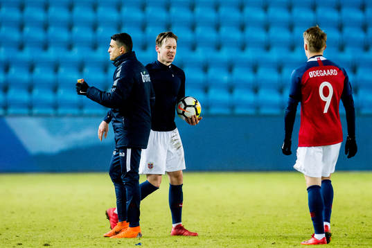 Mohamed Elyounoussi, Stefan Johansen and Martin Ødegaard