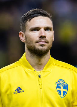 Sveriges Marcus Berg innan träningslandskampen i fotboll