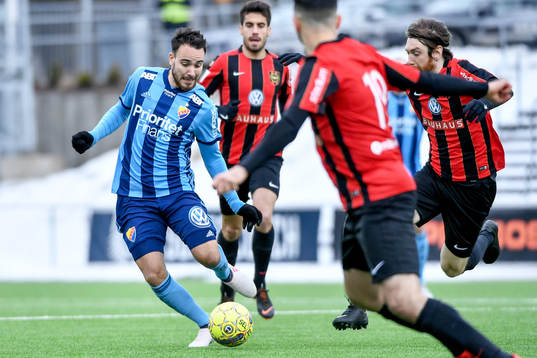 Djurgårdens Dzenis Kozica mot Brommapojkarnas Markus