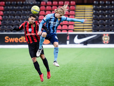 Brommapojkarnas Moustafa Zeidan och Djurgårdens Hampus