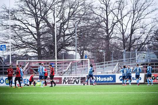 Djurgårdens spelare jublar