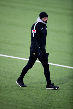 Häckens tränare Andreas Alm
