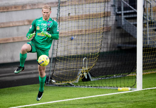 Falkenbergs målvakt Hampus Nilsson
