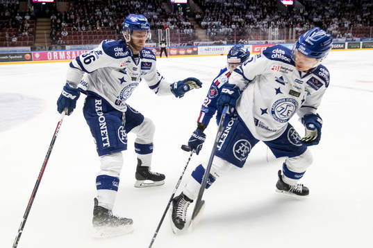 Leksands Daniel Pietta och Oskarshamns Gustav Olhaver och