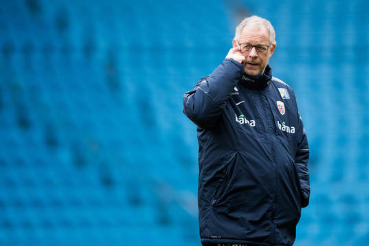 Lars Lagerbäck, head coach of Norway