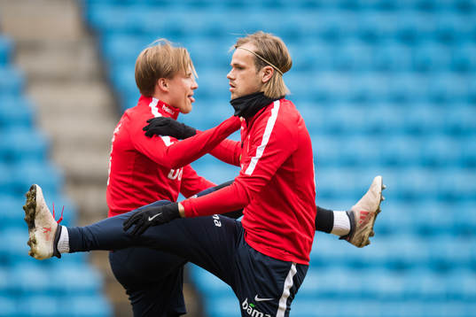 Jonas Svensson and Iver Fossum of Norway