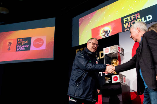 Lars Lagerbäck, head coach of Norway, and Egil "Drillo"