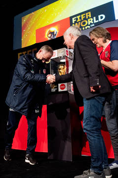 Lars Lagerbäck, head coach of Norway, and Egil "Drillo"