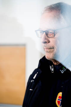 Lars Lagerbäck, head coach of Norway