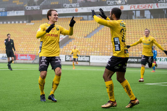 Elfsborgs Viktor Prodell jublar
