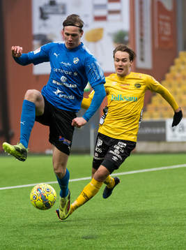 Halmstads Alexander Berntsson och Elfsborgs Viktor Prodell