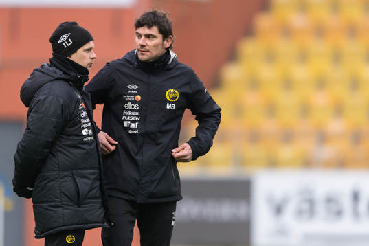 Elfsborgs assisterande tränare Tobias Linderoth och