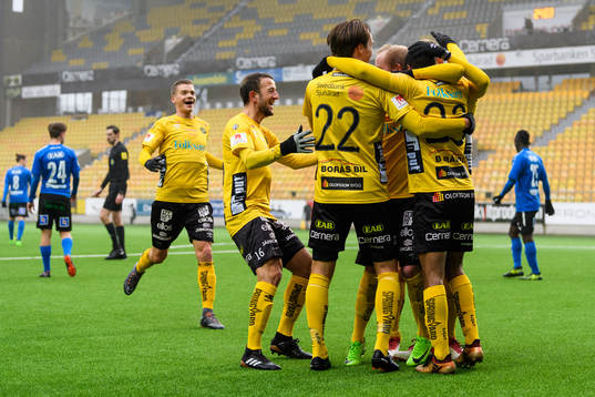 Elfsborgs spelare jublar