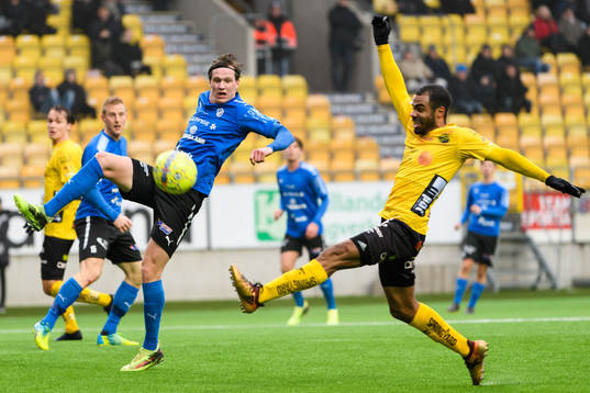 under träningsmatchen i fotboll mellan Elfsborg och