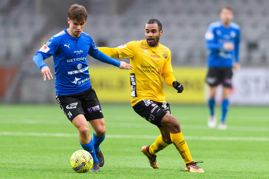under träningsmatchen i fotboll mellan Elfsborg och