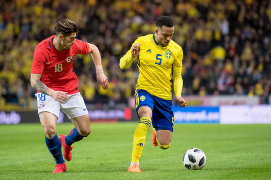 Chiles Angelo Sagal och Sveriges Martin Olsson