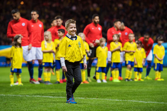 Lukas Wilhelmsson var utdelare av matchbollen
