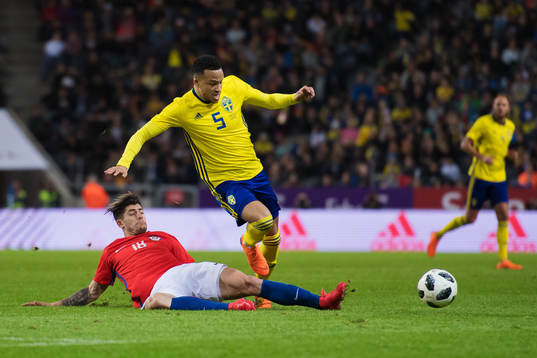 Chiles Angelo Sagal och Sveriges Martin Olsson