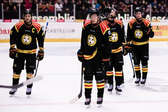 Brynäs Jacob Blomqvist (v) Lucas Carlsson , Johan Alcén