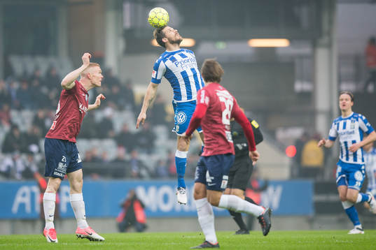 IFK Göteborgs Tobias Hysén och Örgrytes David Engström