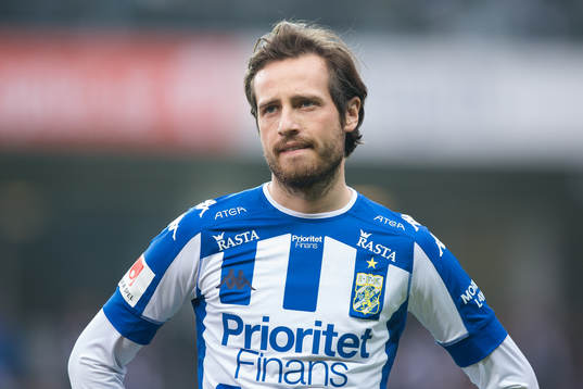 IFK Göteborgs Mikkel Diskerud innan en träningsmatch i