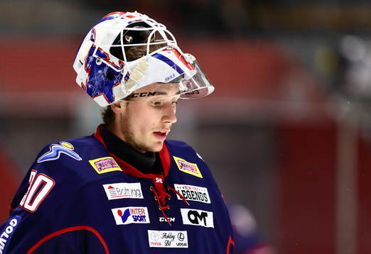 Linköpings målvakt Jacob Johansson deppar
