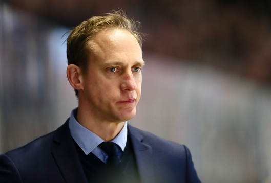 Djurgårdens tränare Mikael Håkanssonunder kvartsfinal 4