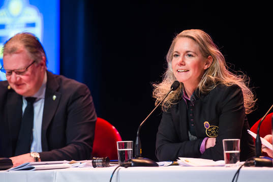 Karl-Erik Nilsson, Ordförande Fotbollförbundet och Maria