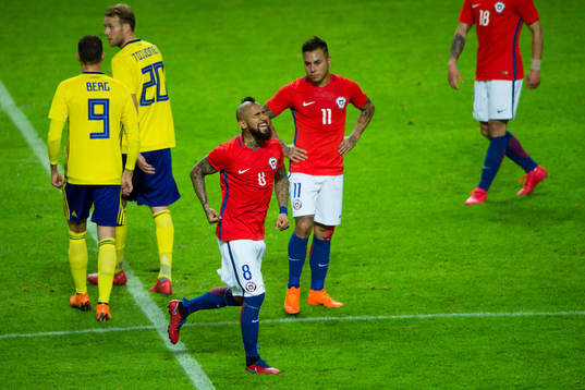 Chiles Arturo Vidal jublar
