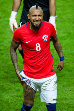 Chiles Arturo Vidal har ont