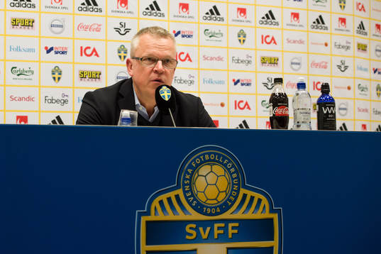Sveriges förbundskapten Janne Andersson