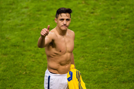 Chiles Alexis Sanchez jublar