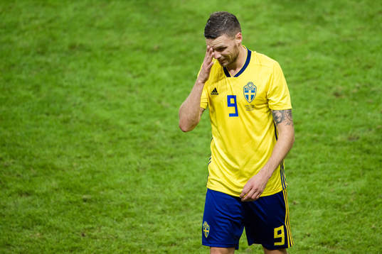 Sveriges Marcus Berg deppar