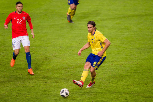 Chiles Diego Valdés och Sveriges Gustav Svensson