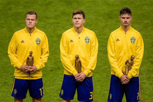 Sveriges Viktor Claesson , Victor Nilsson Lindelöf och