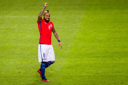 Chiles Arturo Vidal jublar